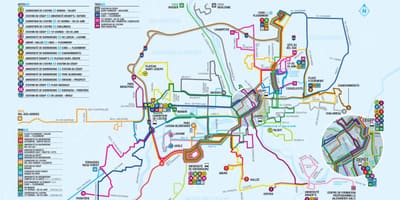 Квебек городских автобусных маршрутах карте